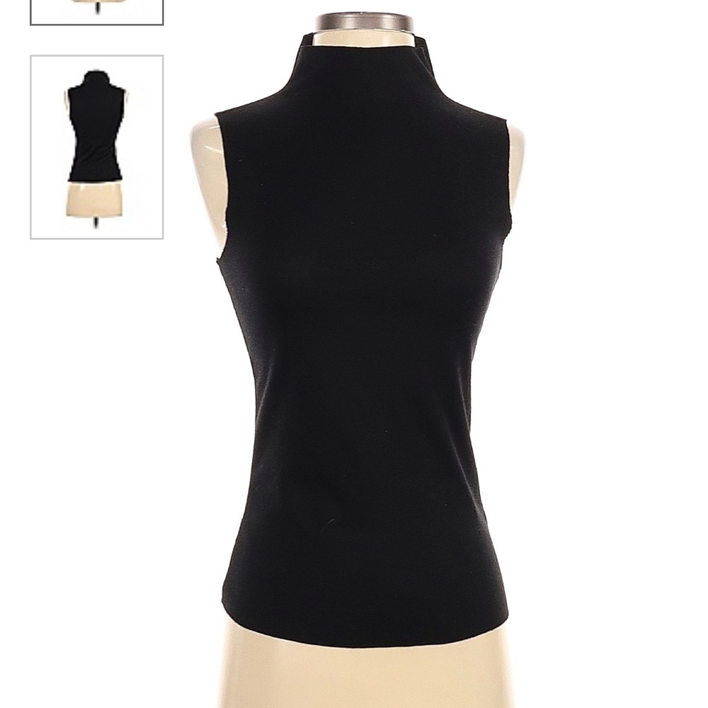 Turtleneck tank top black size 4